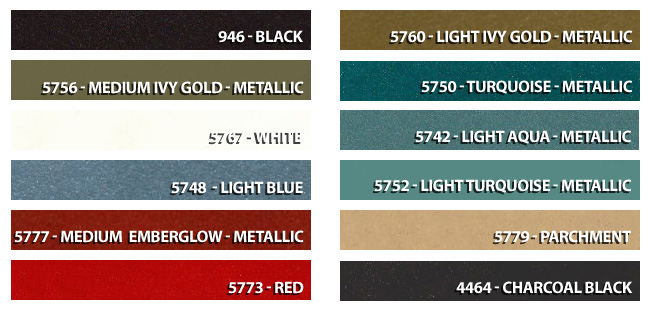 1966 Ford mustang interior paint colors