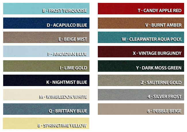 1967 Ford paint colors #2