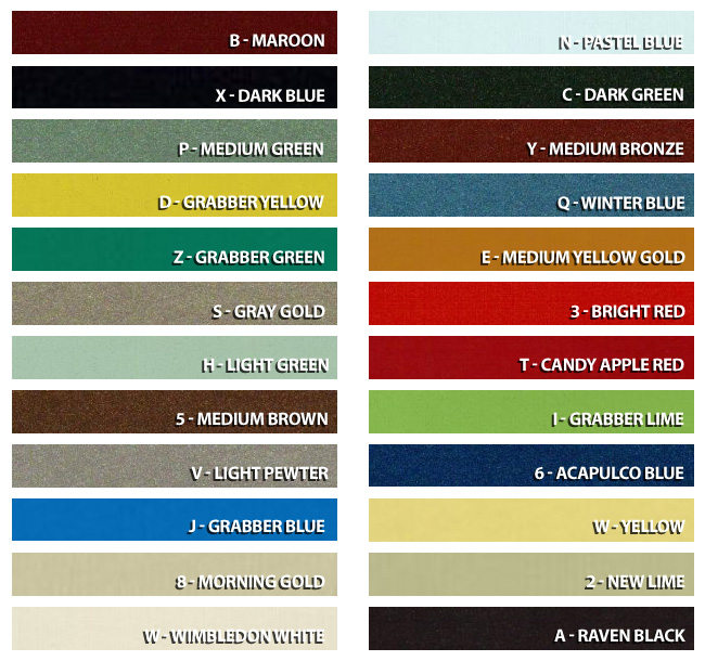 1966 Ford mustang factory paint colors #10